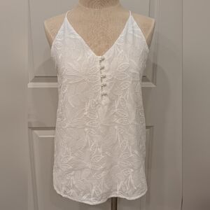 LOFT Embroidered Tank Top